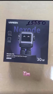 Củ sạc nhanh Robot GaN Nexode RG 30W Type-C Ugreen 15550 (Gray) Chính Hãng