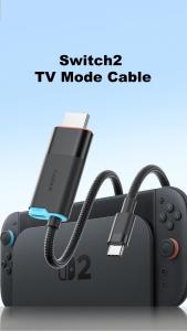 Hagibis Switch Dock for Nintendo Switch1/Switch2/OLED 4K60Hz USB C to HDMI Cable Adapter 100W PD Power Supply for Laptops ROG