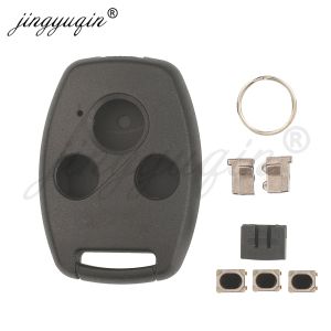 jingyuqin Car Key Shell Case For Honda Accord CRV City CRZ Pilot Civic Fit Jazz Odysess Insight Ridgeline HRV Remote Fob Housing