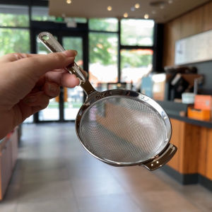 Kitchen Stainless Steel 316 Ultra Dense Mesh Sieve Baby Complementary Food Soy Milk Juice Filter Spoon Durable Cooking Utensil