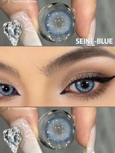 Bigeyes 15.0MM JAKARTA: Lensa Kontak Warna Blue Diameter 15.0mm