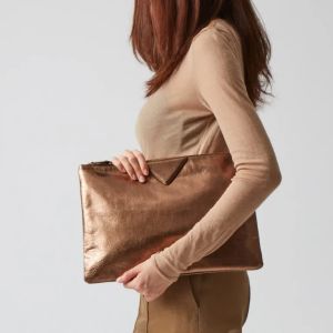 Women Day Clutch Bags Luxury Designer Lady Handbags 2024 new female envelope bags pu leather A4 briefcase bolsa wallet silver