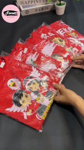 NF - Setelan Sweater Baju Anak 17 Agustus / HUT RI Kemerdekaan merah putih / usia 3-12 TAHUN