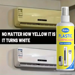 100ML Plastic Yellowing Remover Spray - Universal Restoration Whitening Effect Easy Use Safe for AC Units Long-lasting
