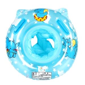 Swimming pool floating childrens anti-side lying ring inflatable baby swimming ring protective swimming ring with bottom liner