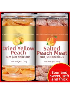 Sweet and Sour Dried Yellow Peaches Fruit Preserves