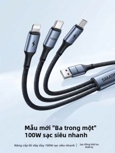 Samzhe | 3-in-1 Fast Charging Data Cable 100W & 66W