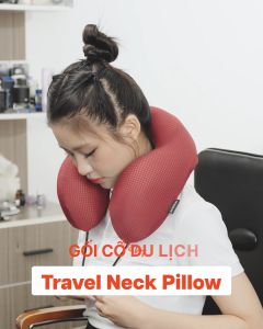 Gối cổ du lịch/văn phòng MIA.vn TA33217 ruột êm vỏ mềm chống mỏi cổ mẫu mới - Hàng Cao Cấp