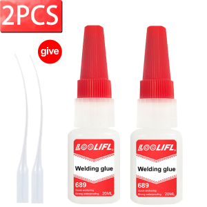 LOOLIFL | LOOLIFL Universal Super glue Strong Welding High Strength Oily Glue Mighty Instant Glue for Ceramic Metal Glass Home diy tool