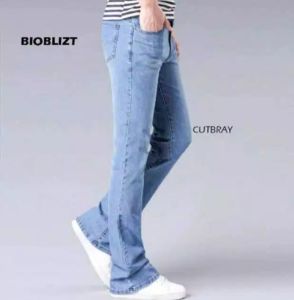 COD cut bray celana panjang jeans pria / celana panjang jeans model boot cut / cutbray atau bootcut model terkini mantap