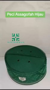 Peci Kopiah Assagofah Anak Hijau peci asagofah anak peci anak anak