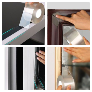 BiBlio Window Waterproof Sealing Tape Kitchen Bathroom Mildew Antifouling Transparent Acrylic Tape