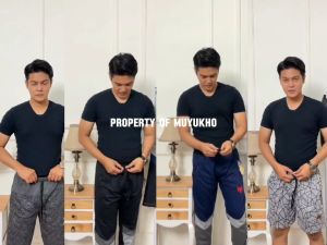 Celana Kolor Pendek Pria 3/4 Bawah Lutut Katun Harian Santai