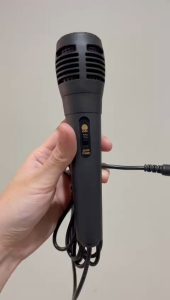 Microphone Kabel Mic Karaoke Speaker Audio Colokan Besar Kecil