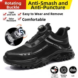 GUYISA | Lightweight Breathable Anti-Smash Puncture-Resistant Insulated Work Shoes