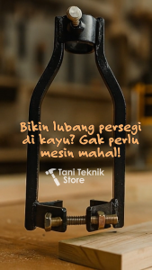 Adaptor Dudukan Bor Bobok Kayu – Pembuat Lubang Persegi Wood Mortising Attachment