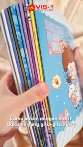 VIS-1 - Buku Tulis Luxury 58 / Ukuran Quarto / 1pack 10pcs