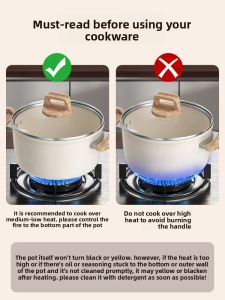 SHUDUODUN | Non-Stick Multi-Use Cooking Pot for Induction and Gas Stoves