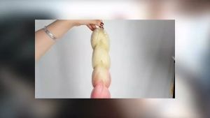 Yumi ผมเปีย ไหมถักผม สีทูโทน แอฟริกันเดรดล็อกส์ หมอนหญิง