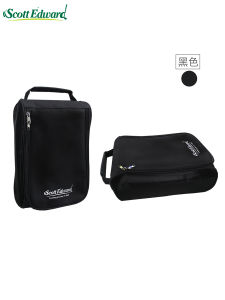 Scott Edward Portable Golf Shoe Bag Outdoor Travel Zippered Waterproof&Breathable Carrier Bags for Men and Women