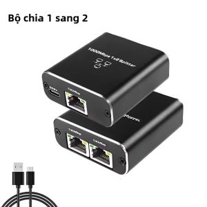 kebidumei | Bộ Chia Mạng Gigabit 1 IN 2/3/4 OUT Bộ Chuyển Đổi RJ45 Bộ Chuyển Đổi Phích Cắm Mở Rộng Ethernet 8P8C Tốc Độ 1000Mbps Để Kết Nối Internet