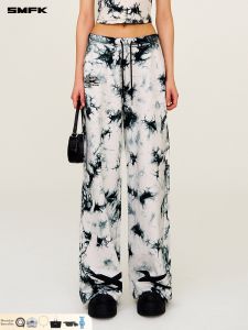 SMFK | Tie-Dye Training Loose-Fit Cotton Pants