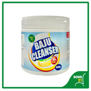 Sons21 Baju Cleanser (500g) Laundry Powder Multipurpose Fabric Stain Remover & Odor Eliminator for Clothes