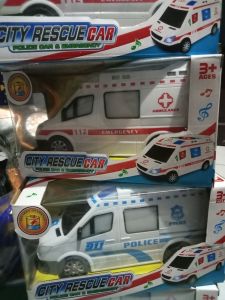 OBRAL LEBAY.... MAINAN MOBIL AMBULANCE (BATRE-LAMPU-SUARA) UKURAN BESAR DAN SEDANG