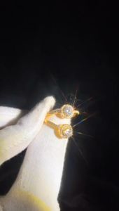 เทียบที่ครึ่งสลึง 1.9 กรัม ลายพลอยเม็ด น้ำมัน 96.5% ทองคำแท้ หลุด จำนำ