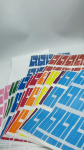 600pcs / 20 Lembar Label Penanda Kabel Jaringan Label Sticker Thermal Kabel Model Anti Air Sticker