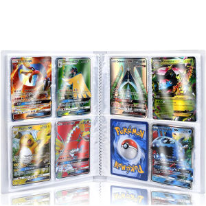 【400 pcs】Buku Album Holder Kartu Game Buku Album Kartu Pokemon Buku Album Holder Kartu Yugioh Pokemon Card Album 432/240 Album kartu Pokemon Cards Pokemon Cards Album Holder