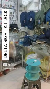 DELTA SIGHT ATTACK TACTICAL PANTS 100% POLY-COTTON ZIP YKK กางเกงผ้าแห้งไว ผ้าเบา MOD UNIT GREEN