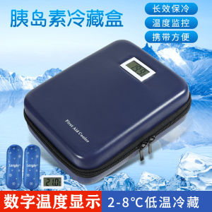 Portable Insulin Refrigerator Box Outdoor Carry-On Medicine Insulation Bag Ice Strip Injection Pen Box Picnic Travel Camping Equipment