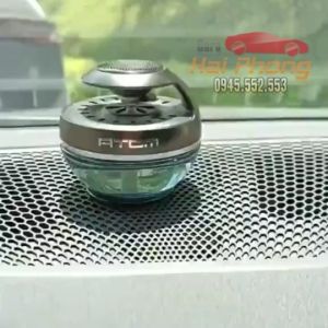 Nước Hoa Ô Tô Nước Hoa Atom Cao Cấp Chạy năng lượng Mặt Trời xoay quạt tỏa hương khắp nội thất xe