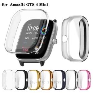 Huami Amazfit GTS 4 Vỏ Bảo Vệ Màn Hình Mini Vỏ Đồng Hồ TPU Đầy Màu Sắc Tương Thích Với Tất Cả Các Mẫu Đồng Hồ Đeo Tay Cao Su Dành Cho Người Lớn