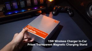 MCDODO Prism CH 2340 15W PD Fast Charging Magnetic Wireless Charger Car Mount Air Vent