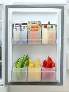 5/10/20Pcs Kitchen Refrigerator Side Door Storage Box Food Vegetable Sorting Basket Multifunctional  Kitchen Food Box