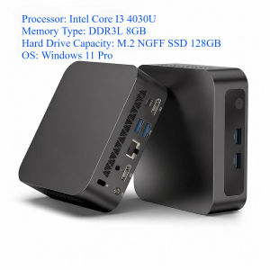 Findarling | CPU Intel Core I3 4030U Windows 11 Pro WIFI BT DDR 8GB SSD 128GB Mini PC