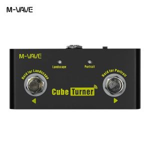 M-VAVE | M-VAVE Cube Turner Wireless Page Turner Pedal Rechargeable Guitar Effect Pedal Music Sheet Turner Compatible With Android