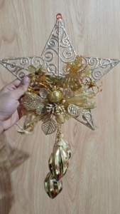 HIASAN NATAL BINTANG MALAIKAT TIGA KENARI / DEKORASI NATAL HSN-51