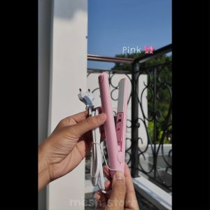 Catokan Mini 2 in 1 20W 180C Pelurus Rambut dan Keriting Portable