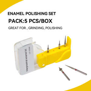 Dental Orthodontic Interproximal Enamel Reduction Diamond Burs Kit For High Speed Handpiece Polishing FG 859 820