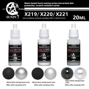 SUNIN7 X221 Water-based Skin Feel Protective Paint for Gundam Model Kit Matte Top Coat Water-Based Silky Skin Effect Varnish Hand-Painted Figures Gundam Scratch Proof Glossy