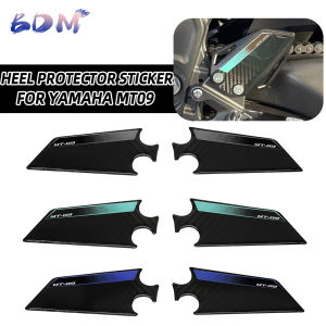 Motorcycle Accessories 3D Decorative Stickers Heel Protection Pad Decals Kit Waterproof Sticker Guard For YAMAHA MT 09 MT09 2024
