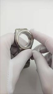 Vỏ Đồng Hồ Bằng Thép Không Gỉ Màu Bạc 38mm Với Kính Sapphire Chống Nước 10ATM Cho Các Bộ Máy NH34 NH35 NH36 ETA2824 PT5000