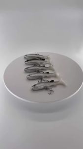 5 Cái/10 Cái 8Cm 13G Bộ Mồi Câu Cá Mềm Nhân Tạo Swimbaits Cho Cá Chép Bass Pike - Móc Mát Lạnh Mồi Câu Cá Sông Hồ Đại Dương