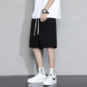 Extra Large 300 Pounds American High Street Sporty Basketball Casual Shorts Men Loose Straight Five-Point Pants Summer Thin Cotton Breathable