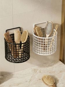 NIFENG | Wall-mounted Drill-free Storage Rack for Bathroom Items