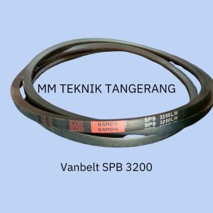 Vanbelt SPB 3200 Bando Tali Ban Kipas SPB 3200 Bando Van Fan Belt SPB 3200 Bando V- Pan Panbelt Fanbelt