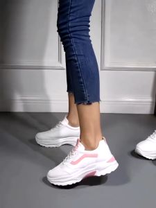 Sepatu Sneakers Wanita Terbaru Korean Style Fashion Kekinian Sepatu Wanita Putih Viral 2024